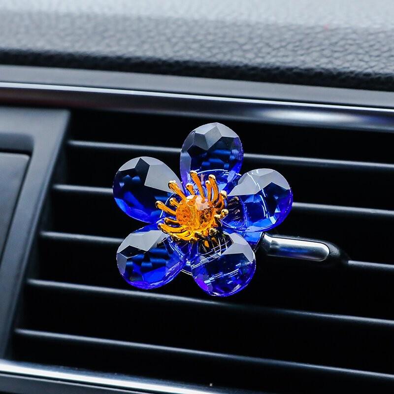 Little Flower Luxury Car Vent Perfume - Creative Aromatherapy Ornament for Air Conditioning