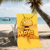 Beach Towel with Maya the bee Pattern - soft,absorbent,machine washable Lightweight&Modern,swimming,Travel Essentials