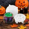 Halloween Silicone Mold Halloween Cauldron Mold for Epoxy Resin Multi-Functional Crafting Project Reusable Mould for Beginners