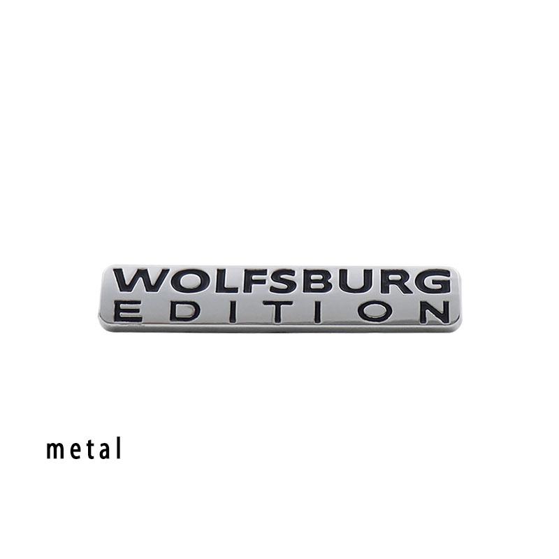 3D Premium WOLFSBURG EDITION for Car Fender Trunk Rear Bonnet Decal Emblem Badge Sticker