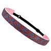 Adjustable Glitter Sequin Headbands for Women, Non Slip Velvet Lined Sports Yoga Hair Bands, Sparkly Elastic Head Wraps for Party Festival Gym Running