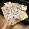 New old money wind chain neck scarf women's commuting versatile soft silk scarf neck protection shawl outer scarf