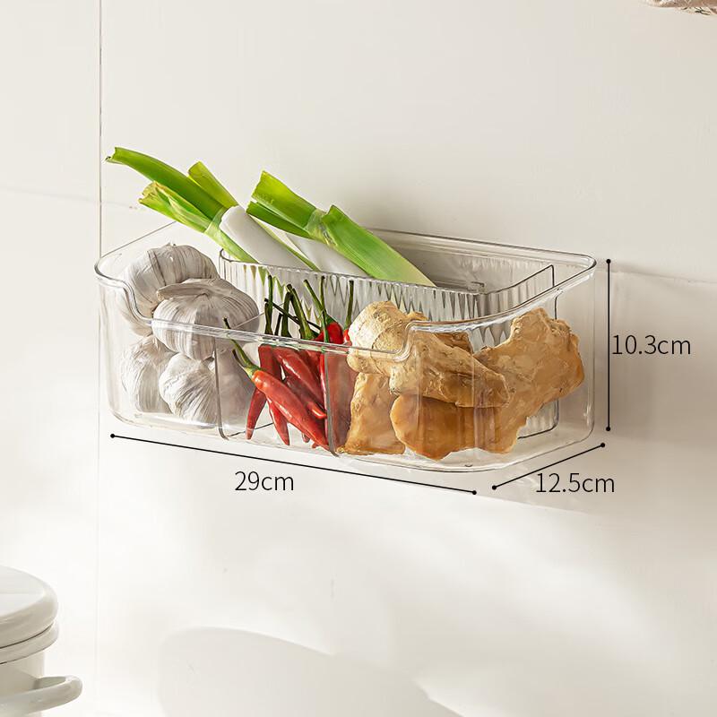 No-Drill Wall-Mounted Kitchen Storage Basket