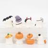 8pcs/Set Micro Landscape Mini Model Ornaments Miniatures Pumpkin Pumpkin Ghost Doll  Garden Decor