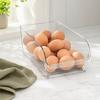 Refrigerator Storage Box, Large Opening Design Transparent Storage Bin, Food-Grade Crisper Box for Kitchen Cabinet Pantry Organization