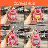 Playful Fun And Strawberry Bear Plush Keychain Ideal For Kids Gift And Use Decor