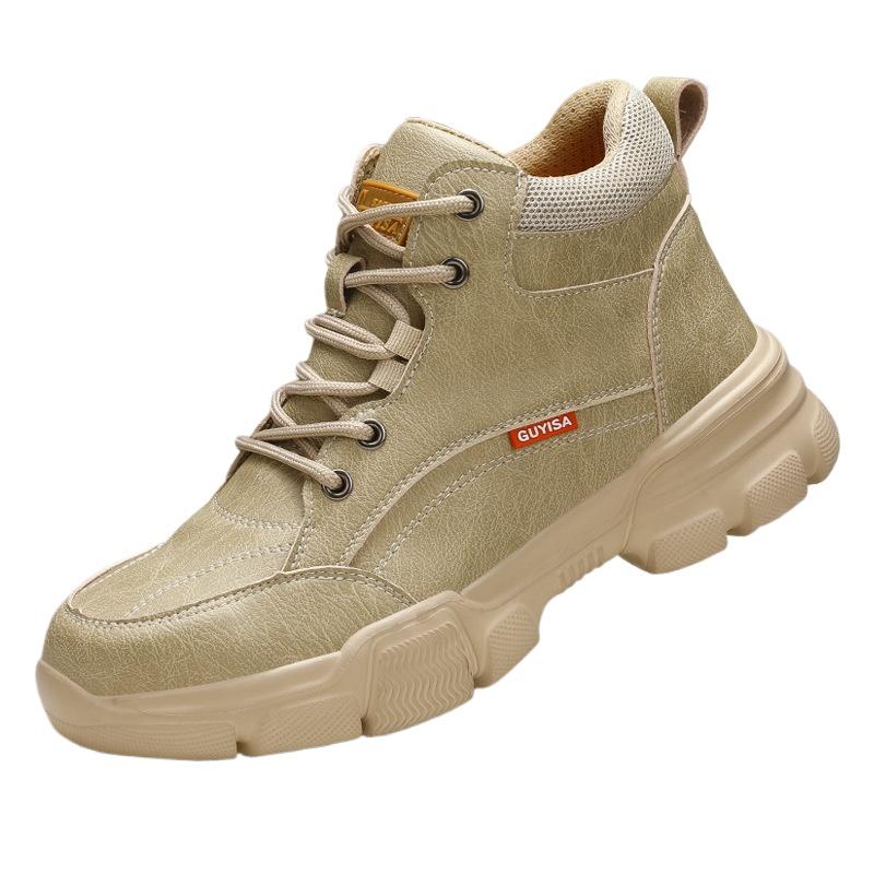 Labor Insurance Shoes Steel Bag Head Lightweight Safety Shoes Comfortable Safety Protection Winter Cotton Shoes