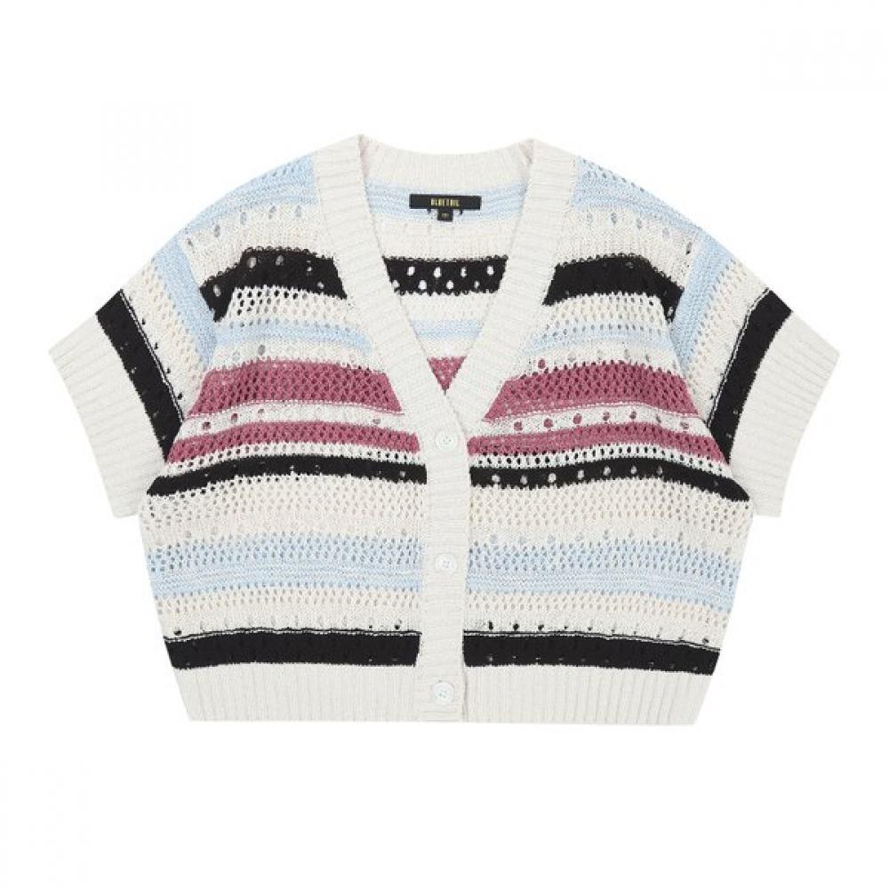 Bluetail Ethnic Stripe Knit Cardigan Azb4ck01iv 160