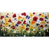 Abstract Flowers Oil Painting On Canvas Wall Art Posters And Prints Wall Pictures For Living Room Bedroom Nordic Art Home Decor