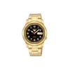 5 30 Meters Water Resistant Automatic Mechanical Movement Stainless Steel Watch Black Dial Men Watches SNKK40J