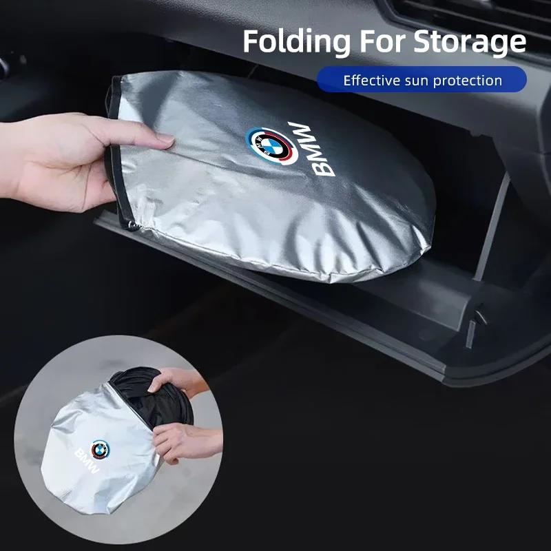 KWYP9 Hot Car Windshield Sunshade Cover Folding Sunscreen UV Protector For BMW F26 E90 E70 E87 E36 I01 F25 F01 E60 F44 E34 E39 E5