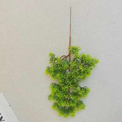 Flower Arrangement Realistic Artificial Pine Green Branch Green Handmade Simulation Pine Branch Plastic Fake Pine Leaves Bedroom