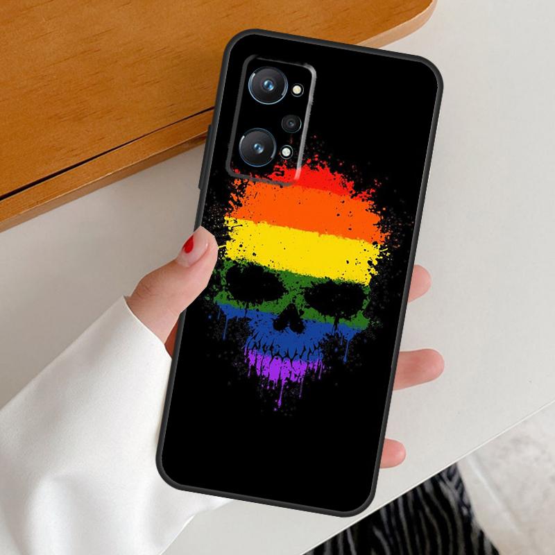 Gay Pride Rainbow Flag For Realme 15 Pro GT7 GT6 10 11 12 13 14 Pro Plus C67 C63 C61 C55 C51 C53 C35 C75 C65 Case