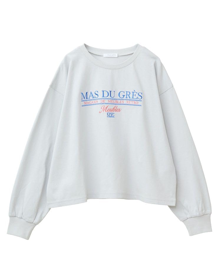 

Pullover Embroidered Logo Cropped Gray [Green Parks] Sweater, T-Shirt, Women s, сірий колір