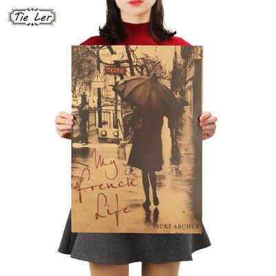 66 Gas Station Bar Decoration Painting Nostalgic Retro Kraft Paper Poster of No