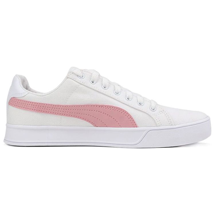 Puma Smash Vulc Canvas Comfortable Low-Top Skate Shoes Unisex Sneakers Pink 374754-05