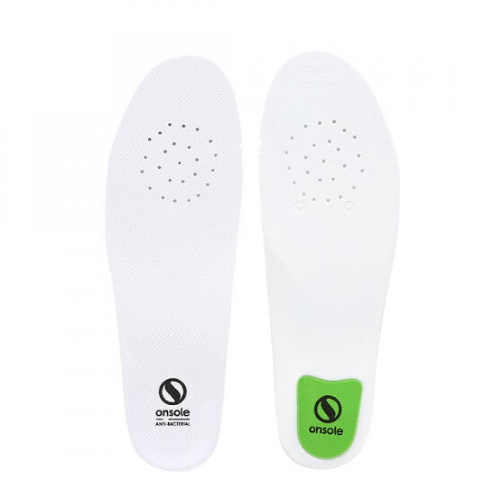 Onsol General Insole Basic Cushion Light Functional Shoe Insoles White 1+1