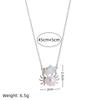 New ocean series pendant, cute crab pendant necklace, women's gold-plated color preservation