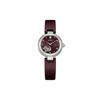 100m Water Resistant Mechanical Movement Leather Strap Watch Women's Watch Purple Watch Dial PR1021-15X