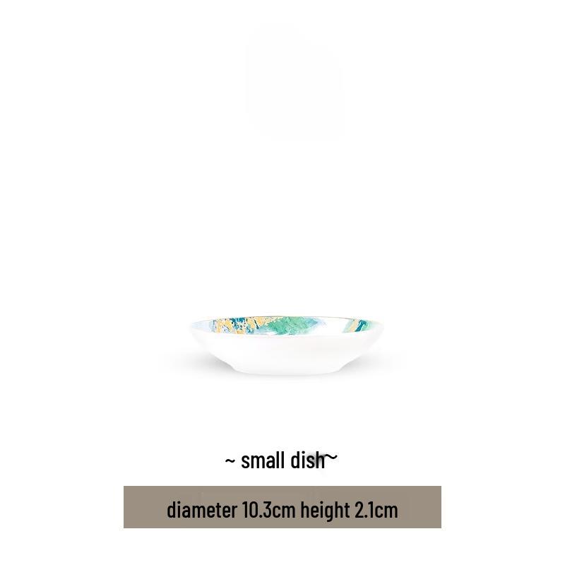 Jingdezhen Nordischer Keramik Flacher Speiseteller