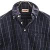 McGregor Check Pattern Short Sleeve Polo Shirt M Navy Fawn Men's Used
