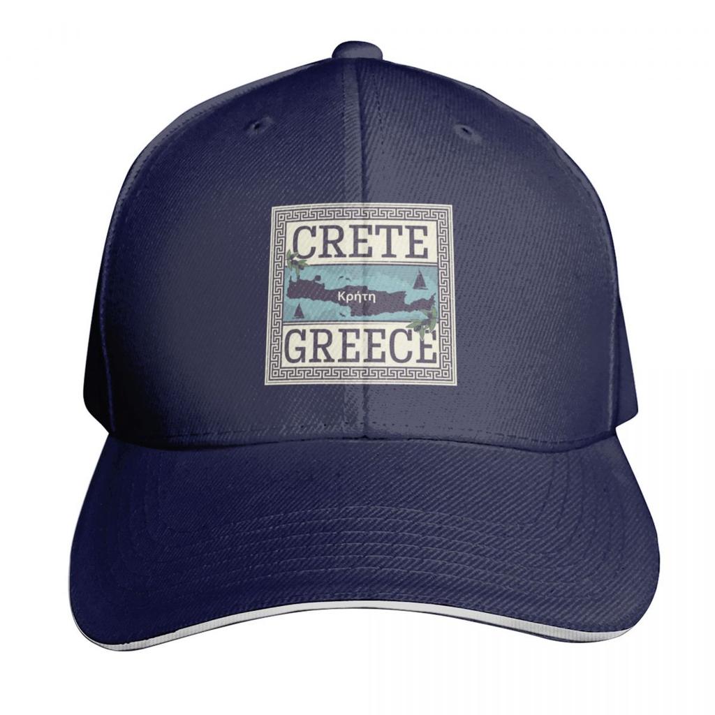 Crete Greece Baseball Cap Breathable Mesh Back Adjustable Buckle Closure Moisture Wicking Quick Dry