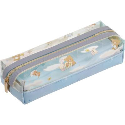 Character Goods Clear Pen Pouch Rilakkuma Pen Pouch [San-X]
