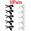 40Pcs Silicone Anti-slip Ear Hooks Holder for Glasses Black/Transparent Elastic Eyeglasses Retainer Holders Eyewear Accessories
