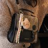 New backpack women's fashion leisure niche students class schoolbag Korean version of street trend lightweight travel backpack