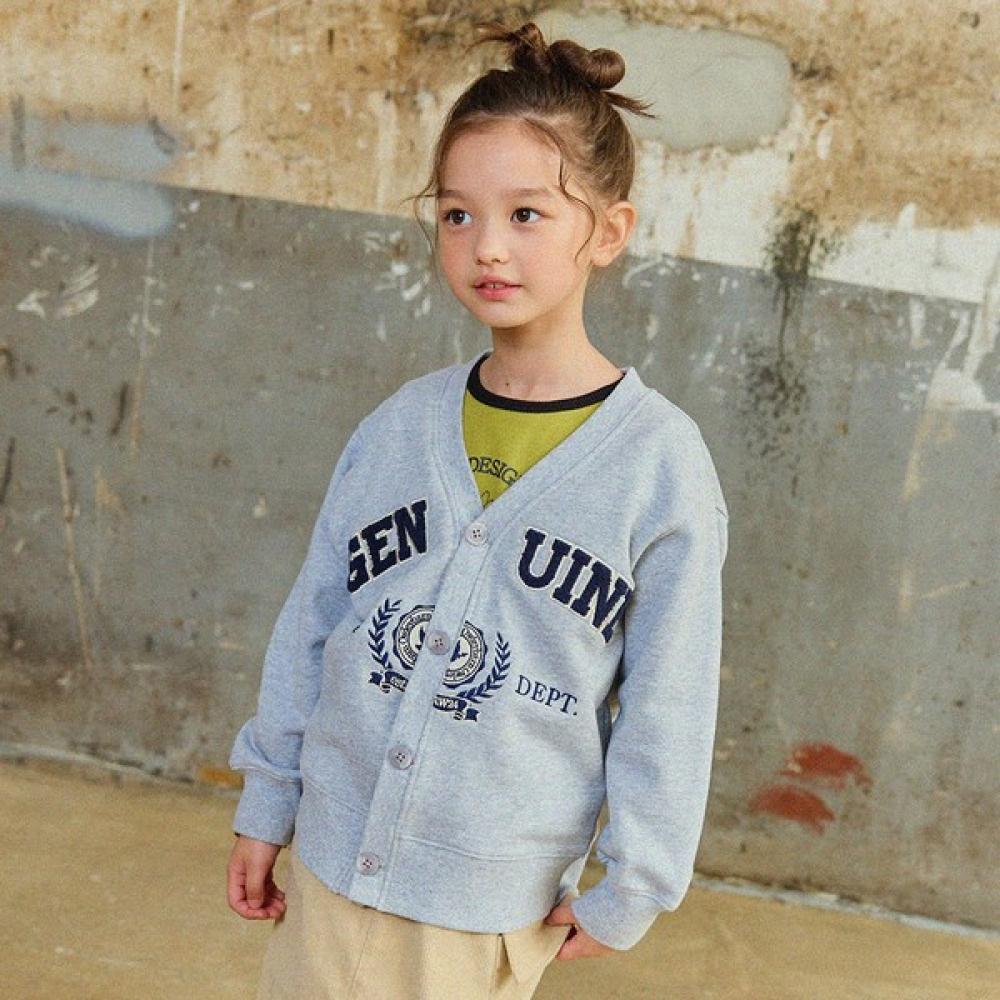 

Olivan Boucle Embroidered Cardigan Gray Grey/160