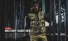 EVEN RIVER Military Hard Vest, Autumn/Winter, Tree Camouflage, R-165, Size 35 M