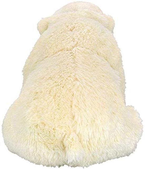 Carolata Polar Bear Plush Toy (Real Animal Family ParentSoft Touch) Realistic Animal Bear Stuffed Toy Doll Gift Present Birthday (Twice Tested) 
