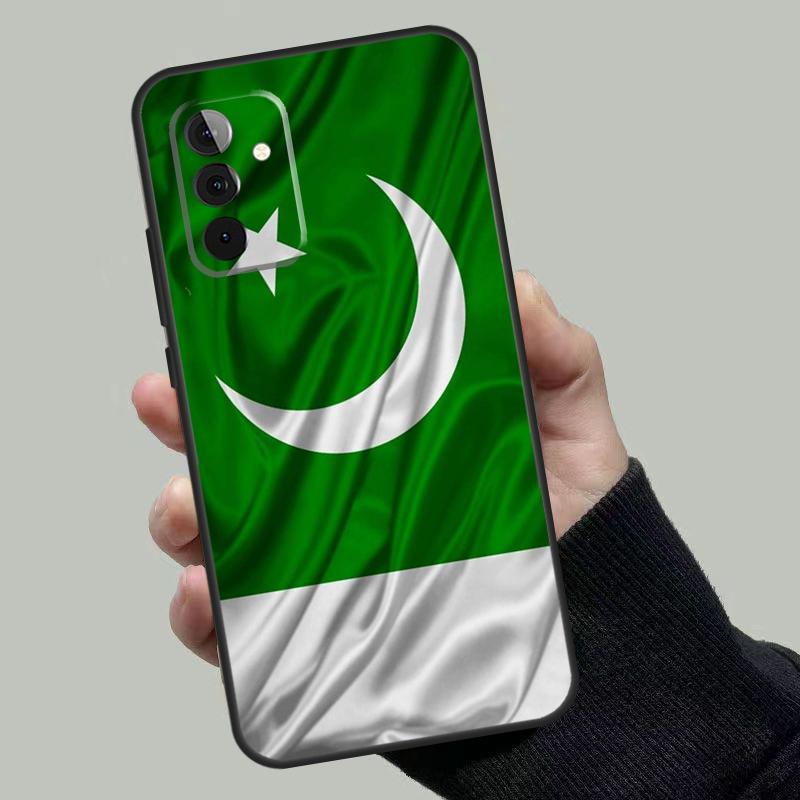 Pakistan Flag Banner Case For Samsung Galaxy A55 A35 A15 A52 A32 A12 A16 A26 A36 A56 A53 A33 A13 A14 A34 A54 A17