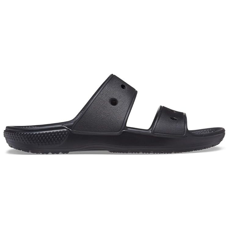 Crocs EVA Leather Patchwork Shoe Unisex Black 206761-001