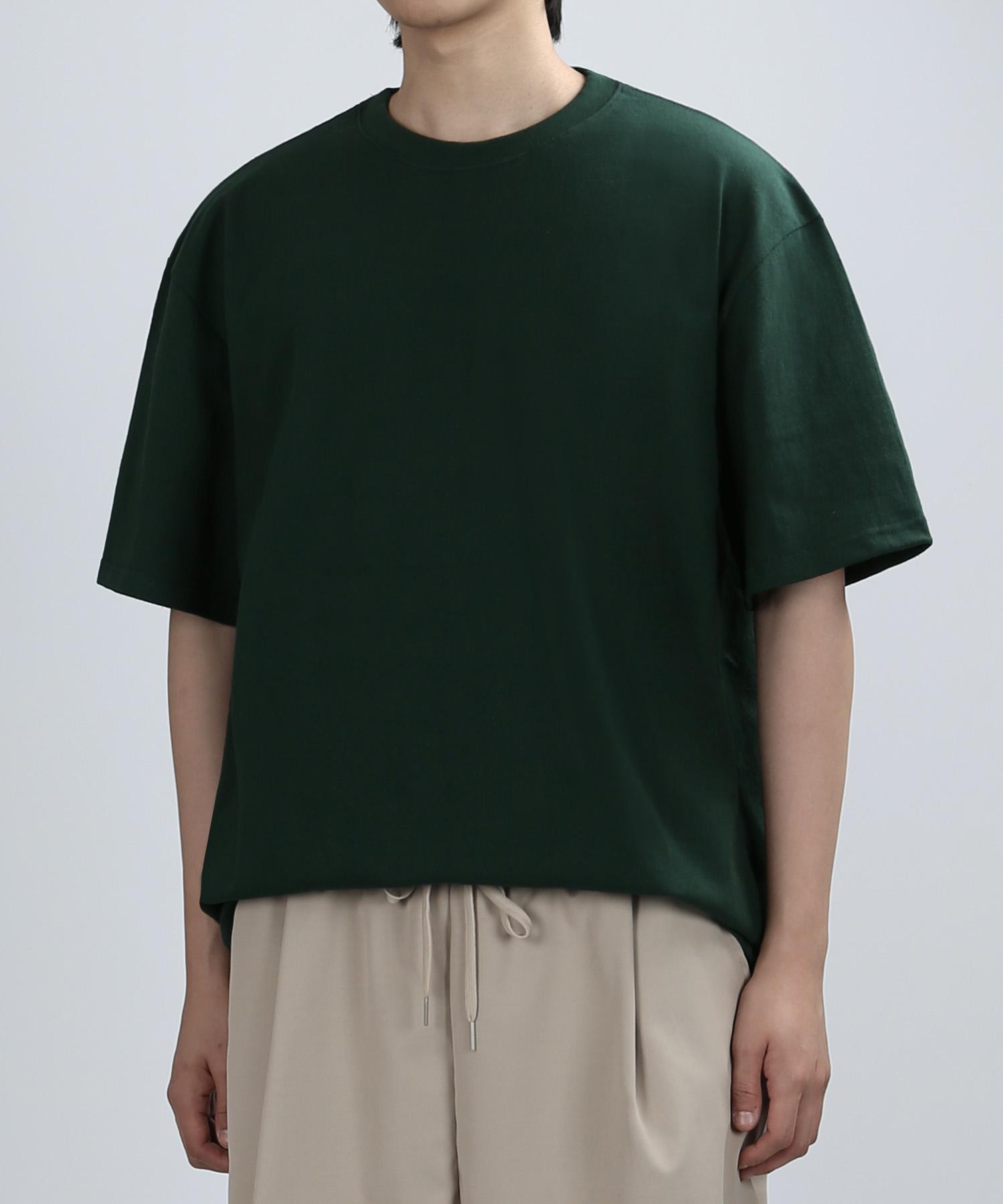 Berry Vein [Heavyweight] Ten.S Cotton Sleeve (Dark Green) L