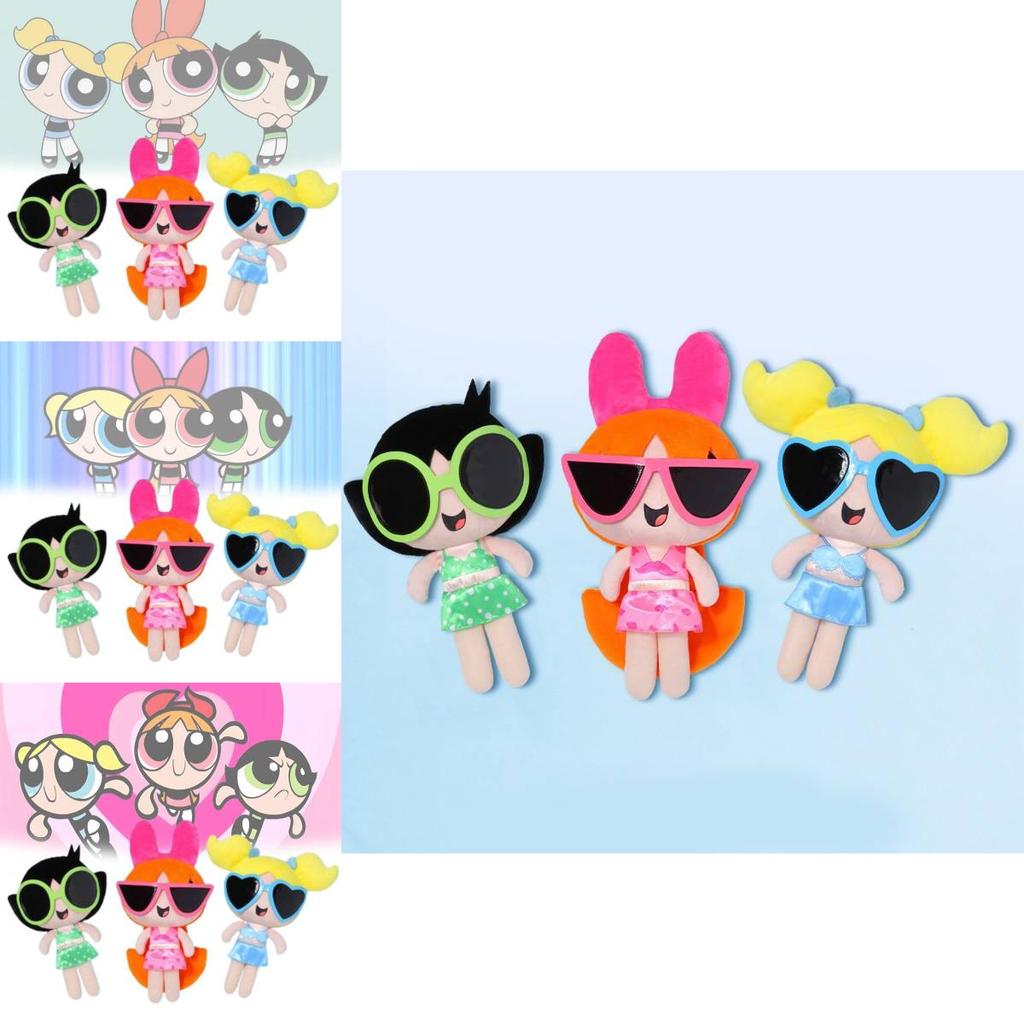 Adorable Plush Powerpuff Girls Bubbles Doll Cartoon Soft Toy Perfect For Girls