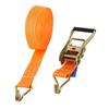 15M Car Tie Down Straps Heavy Duty 6613.86 Lbs Strength Double Row Hooks Fastening Straps Tightener for Truck Trailer Cargo Bundling