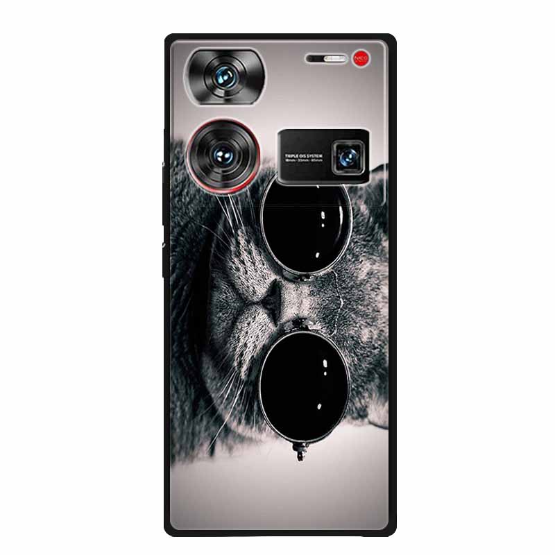 For ZTE Nubia Z60 Ultra Case Animals Soft Silicone TPU Cover Phone Cases For ZTE Nubia Z60Ultra 5G Protective Cool Wolf Coque