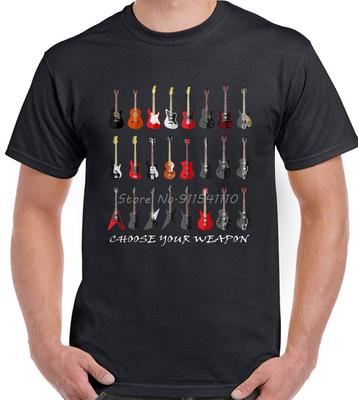 Funny Guitar Electric Acoustic Bass Strings Guitarist T-Shirt. Summer Cotton Short Sleeve O-Neck Mens T Shirt