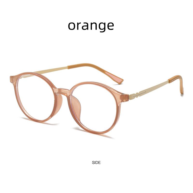 

New Unisex Retro Fashion Ultra Light Rubber Titanium Glasses Frame Women S And Men S Round Frame Small Frame Glasses
