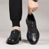 2026 Genuine Leather Men's Casual Shoes Men's Sneakers Soft Upper Breathable Lace Up Round Toe Comfortable Walking Footwear