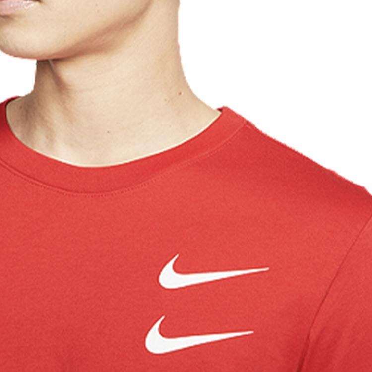 Nike Sportswear Swoosh Long Sleeve Tee Men Tops Red CK2259-657
