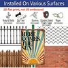 2D Flat, 1pc Retro "Here Comes The Sun" Metal Wall Sign - Retro Motivational Quote Aluminum Sign, Indoor/Outdoor Decoration Suitable for Home