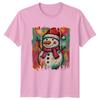 SnowUnisex Christmas Holidays Unisexs Unisexs Graphic Tee Shirt Festive Winter Design