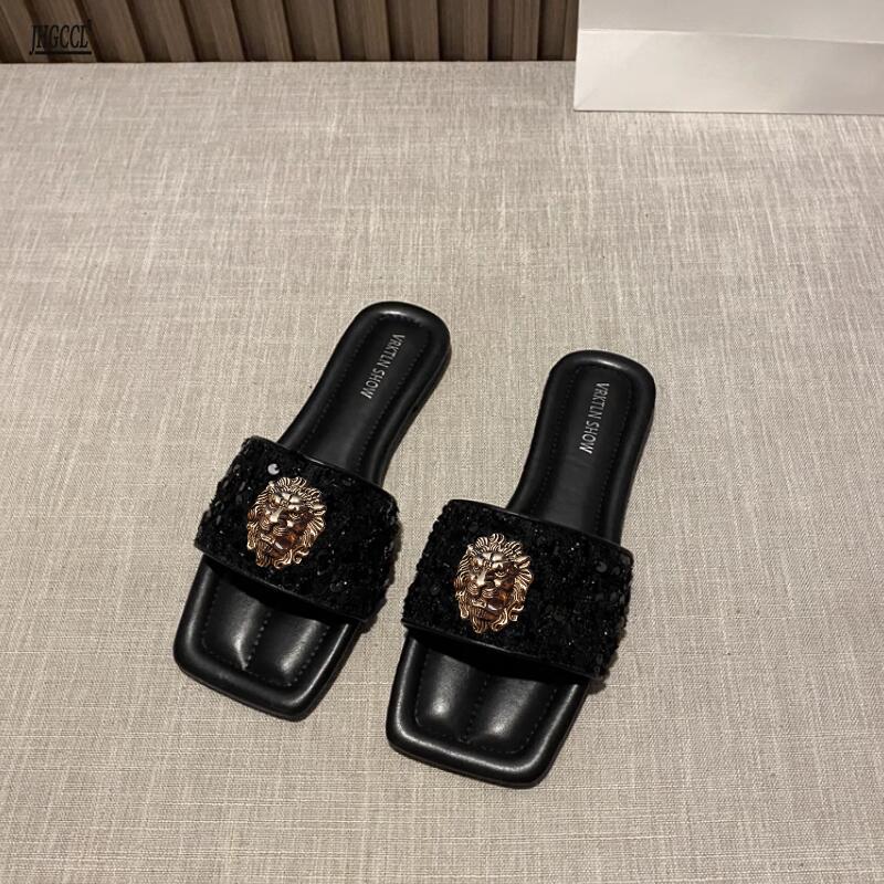 Mode Damen Schuhe tragen die neuen Sommer Softsohle High Touch Silber Sandalen 31