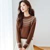 Srcr Women's Fair Isle 100% Cashmere Sweater