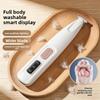 Full-body Water-washed Pet Electric Trimmer with Intelligent Display, Lighting, and Widened Blade Head - Suitable for Dogs and Cats.