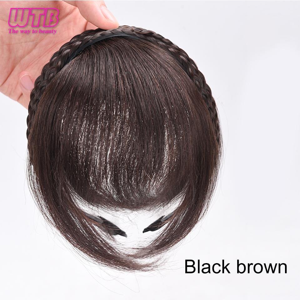 

Синтетический парик WTB, повязка на голову, воздушная челка, естественная невидимая прямая челка, бесшовная прическа с натуральным лбом, искусственная челка
