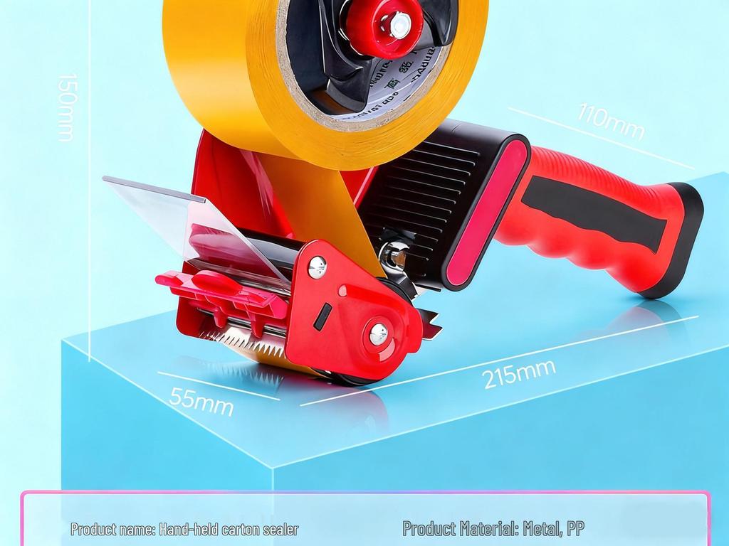 2-Inch Metal Handheld Tape Sealer for Box Packing