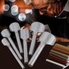 6pcs  Set DIY Leather Carft  Half  Round Punch Belt End Cutter For Home Leather Sewing(15 40mm)